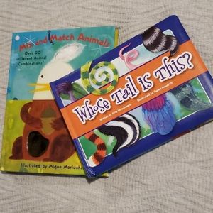 Lot of 2 - Touch/Feel Animal Board Book Bundle